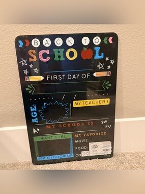 New! First Day/ Last Day of school chalkboard